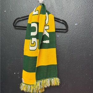 NFL Green Bay Packers Green and Yellow Striped Scarf